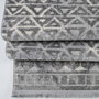 Conceptum Notta 1108 Alfombra de Pasillo Gris y Crema 100 x 400 cm